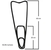 Yüzücü Paleti  SARI Çantalı - 45-46 - B578 - 3