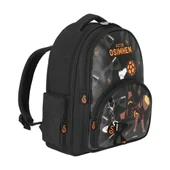 Galatasaray Lisanslı Victor OsmHen Parçalı Suni Deri Okul Sırt Çanta Seti 4 Lü Çanta Seti thumbnail 3