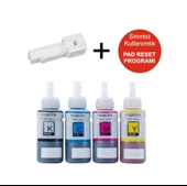 Epson L110 L210 L310 L382 L386 L365 L3050 L3060 L550 Yazıcı Mürekkep + Atık Mürekkep Süngeri WasteInk Pad ve RESET Starprint - 2