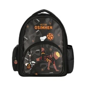 Galatasaray Lisanslı Victor OsmHen Parçalı Suni Deri Okul Sırt Çanta Seti 4 Lü Çanta Seti thumbnail 2