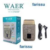 WA-093 Profesyonel Çift Bıçaklı Şarjlı Tıraş Makinesi | Günlük Sakal ve Sıfır Yanak - 7