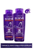 L'Oréal Paris Elseve Turunculaşma Karşıtı Mor Şampuan 200ml 2'li Set - 1