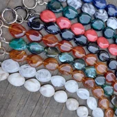 Akrilik Boncuklu Çanta Sapı Yassı ( 1 Adet ) - 2