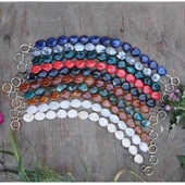 Akrilik Boncuklu Çanta Sapı Yassı ( 1 Adet ) - 3