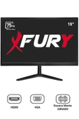 FURY 19" Geniş Ekran 75 Hz 5ms (VGA,HDMI) Led Monitör thumbnail 2