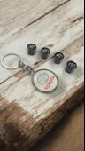 Toyota ile uyumlu 1 adet Damla Anahtar 4 adet sibop Kapağı Plastik thumbnail 2