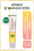 Garnier C Vitamini Parlak Günlük Güneş Koruyucu Fluid Yüz Kremi Işıltılı Doku SPF50+ 40ml - 1