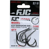 FJC FJC3744 Aji Sakiuchi Black Nickel Tekli Olta İğnesi  1 No - 10 Adet - 1