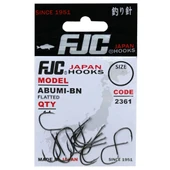 FjC FJC2361 Abumi Black Nickel Tekli Olta İğnesi  9 No - 17 Adet - 1
