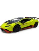 98700 Yeşil Lamborghini Huracan STO Işıklı Uzaktan Kumandalı Araba 1:14 -Sunman - 2