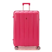 MÇS Bavul Büyük ve Orta 2li Set Kırılmaz Silikon Valiz V305 Fuşya thumbnail 2