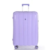 MÇS Bavul Büyük ve Orta 2li Set Kırılmaz Silikon Valiz V305 Lila thumbnail 3