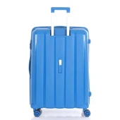 MÇS Bavul Büyük ve Orta 2li Set Kırılmaz Silikon Valiz V305 SaksMavi - 4