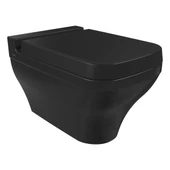 Bocchi  Scala Asma Klozet, Yavaş Kapanan Kapak 1080-005-0128 Parlak Siyah - 1