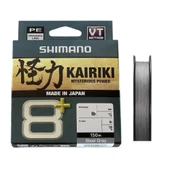 Shimano Kairiki 8+ 150mt İp Misina Steel Gray - 1