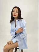 6748 GÖMLEK-MAVİ - 5