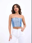 6991 KOT BLUZ-MAVİ - 5