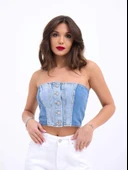 6991 KOT BLUZ-MAVİ - 2