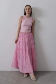 KAT KAT KETEN ETEK - Şeker Pembe - 3