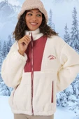5194 Peluş Mont Ceket - Kiremit - 3