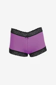 Angelino Kadın Pamuklu 2li Boxer Mor 40277 - 2