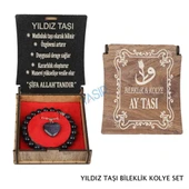 KUTULU KOLYE BİLEKLİK SETİ YILDIZ TAŞI - 1