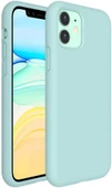 İphone Silikon Case Mikrofiber İç Arka Koruma Telefon Kılıfı - 1