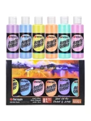 Red Apple 12 x 70 ml Akrilik Boya 6 Ana Renk + 6 Pastel Renkler Set 12 Renk Akrilik Boya Seti - 2