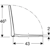 Geberit iCon Slim Klozet Kapağı Yavaş Kapanır 500.835.01.1 - 3