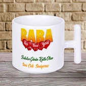 Baba We Love You Yazılı Babalar Gününe Özel Hediyelik T Kupa Bardak - 1