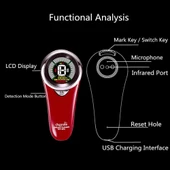 Cherub DT-20 Infrared Drum Tuner Kızılötesi Davul Akort Cihazı - USB ile Şarj thumbnail 5