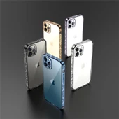 İphone 13 Pro Plating Kreatif Desenli Silikon Telefon Kılıfı - 1