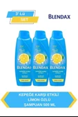 Blendax Kepeğe Karşı Etkili Limon Özlü Şampuan 500 Ml X 3 Adet - 1