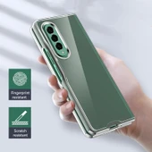 Samsung Galaxy Z Fold 3 Sert Kristal Kapak Koruma Kılıf - Şeffaf - 1