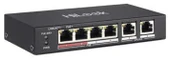 Hilook NS-0106MP-35 4 Port PoE, 35W, +2 Port Megabit Uplink Switch - 1