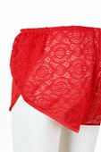 Kırmızı Alanis Dantelli Şort Külot thumbnail 2