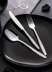 Nehir Sahra Sade Tatlı Bıçak 12 Parça - 1