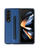 Samsung Z Fold 3 Ön-Arka Standlı Kalemli Kılıf - 3