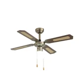 Dlc Poyraz Bakır Motor Lambalı 4 Kanatlı 107cm Tavan Vantilatörü Ahşap thumbnail 1