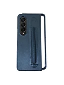 Samsung Z Fold 3 Ön-Arka Standlı Kalemli Kılıf - 4