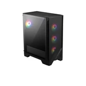 MSI MAG FORGE 121A B75 PCIE5  Rainbow Fanlı 750W Bronze Temperli Camlı ATX Bilgisayar Kasası - 1