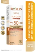 Bioxcin Sun Care Lekeye Eğilimli Ciltler Için Çok Yüksek Korumalı Renkli Güneş Kremi 50 Spf - Leke Tinted - 1