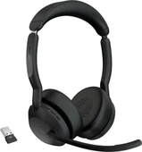 Jabra Evolve2 55 Duo Siyah Kulak Üstü Kulaklık (Jabra Türkiye Garantili) - 1