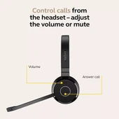 Jabra Evolve 65 TE Kablosuz Stereo Kulaklık Microsoft Teams Sertifikalı - 3