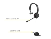 Jabra Evolve 20 Mono USB NC MS Kulak Üstü Kulaklık (Jabra Türkiye Garantili) - 3