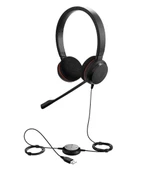 Jabra Evolve 20 Duo USB NC Mikrofonlu Kulak Üstü Kulaklık - 1
