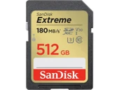 SanDisk Extreme 512GB 180MB/s SD UHS-I 4K UHD Hafıza Kartı SDSDXVV-512G-GNCIN - 1