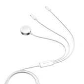Joyroom 3'ü 1 Arada Watch Magnetic Şarj + Lightning + Type-C Kablo - 5