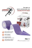 LENORA Kinesiology Ağrı Bandı Mor 5 Metre X 5 cm Sporcu Bandı - 1