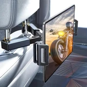 Araç Koltuk Arkası Tablet Tutucu, Telefon Tutucu, Tablet/telefon Tutucu, İpad Pro 12.9 Mini Air, Galaxy Tab A A7 S7, Switch, Surface, 4,7-12,9 İle Uyumlu thumbnail 2